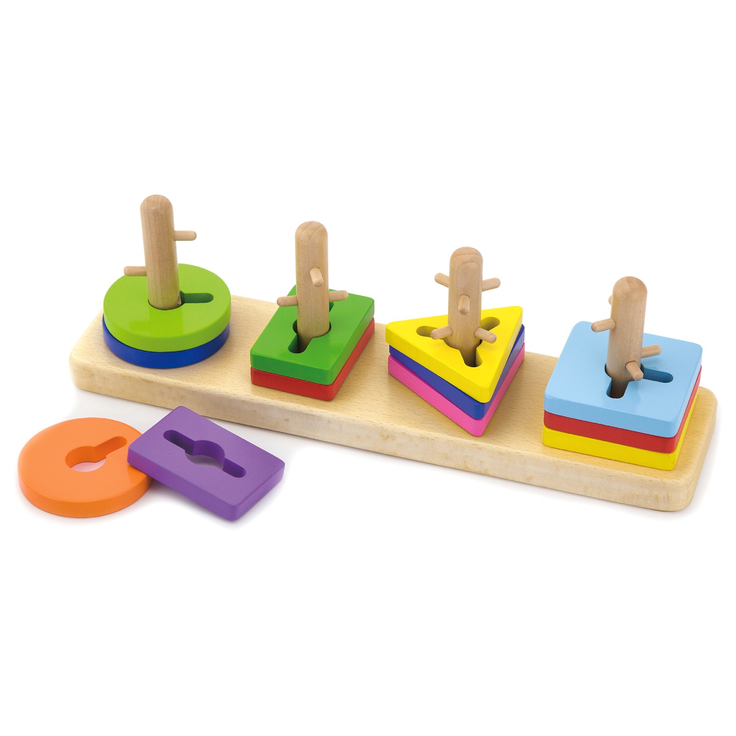 Creative shapes stacking board | New Classic Toys