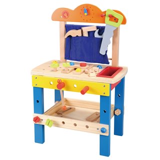 Lelin Toys - Wooden Workbench New Classic Toys