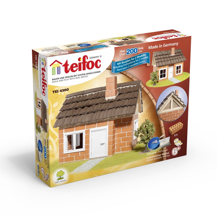teifoc small house brick construction set